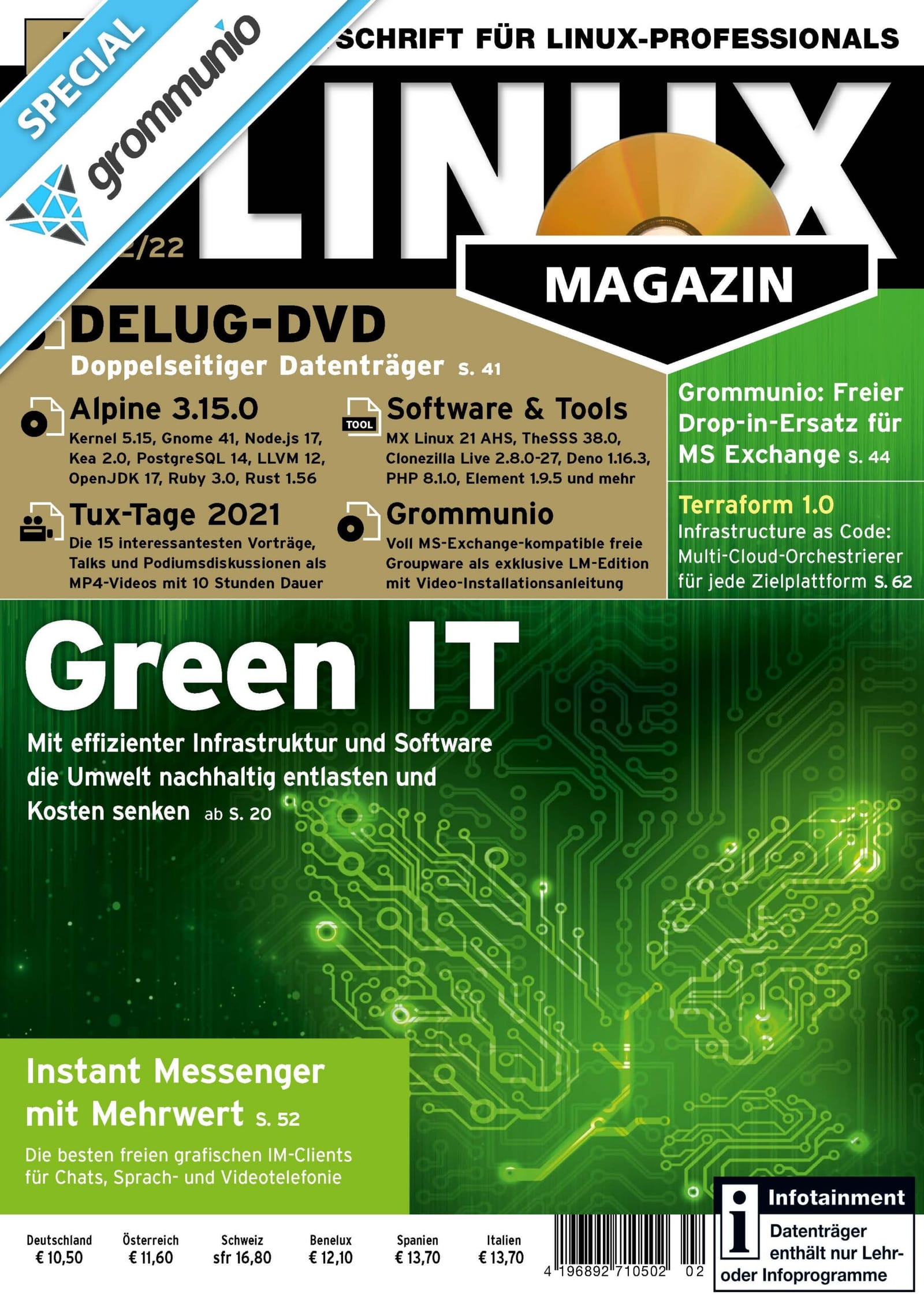 Linux-Magazine 02/22 cover
