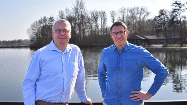 Independent and More Resilient grommunio in Radolfshausen - Lothar Jagemann (IT) and Jonas Wucherpfennig (Deputy Department Head) in Radolfshausen